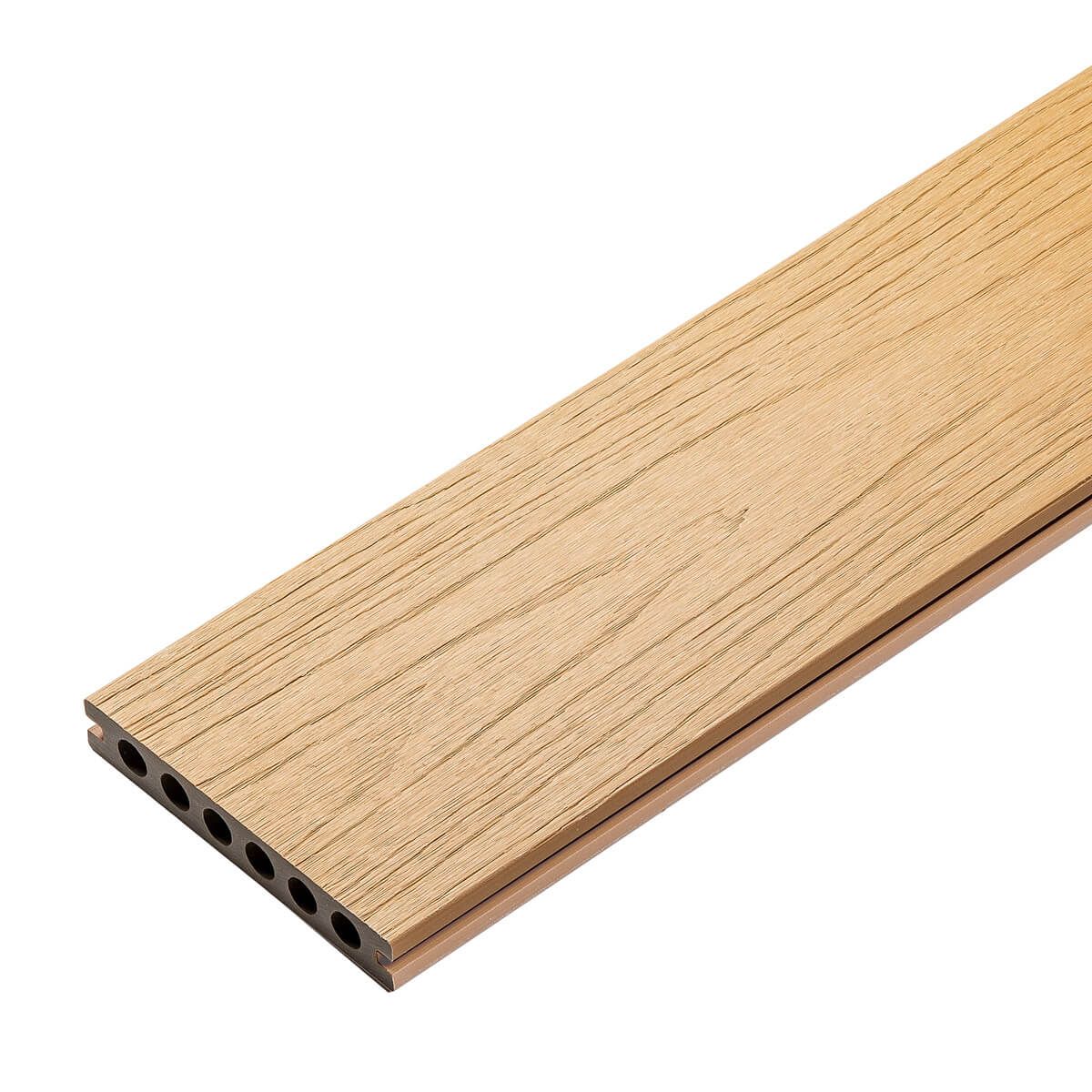 Deska Tarasowa Kompozytowa Premium Ecru / Dąb Jasny – dł. 3,5 m