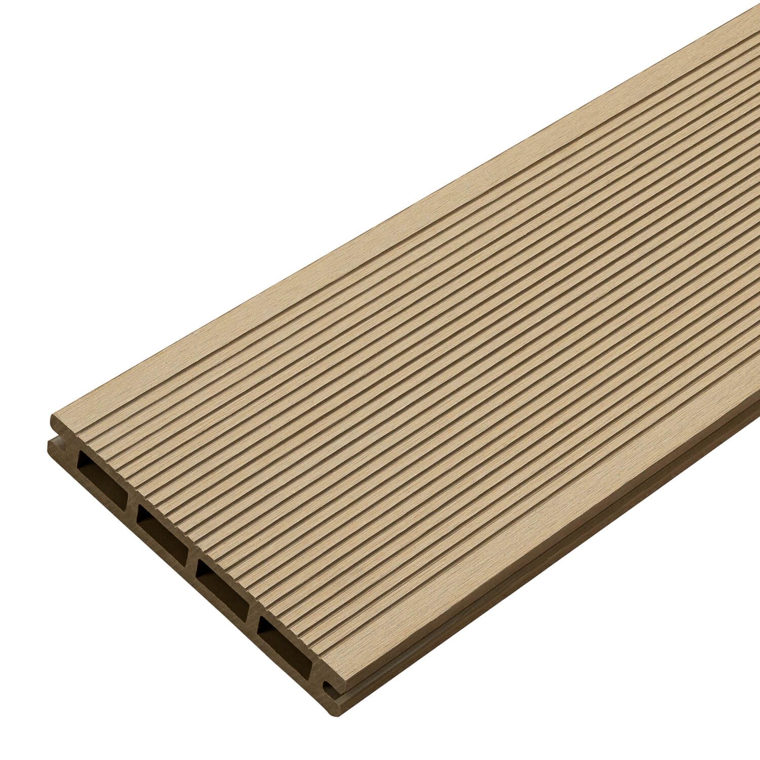 Timber Composite Decking Board Sandalwood – 4 m Timber Composite Decking Board Sandalwood – 4 m