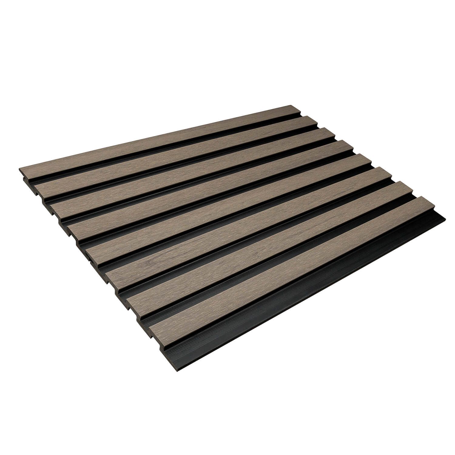 Composite Slatted Cladding Board DUO Antique / Black – 2,9 m