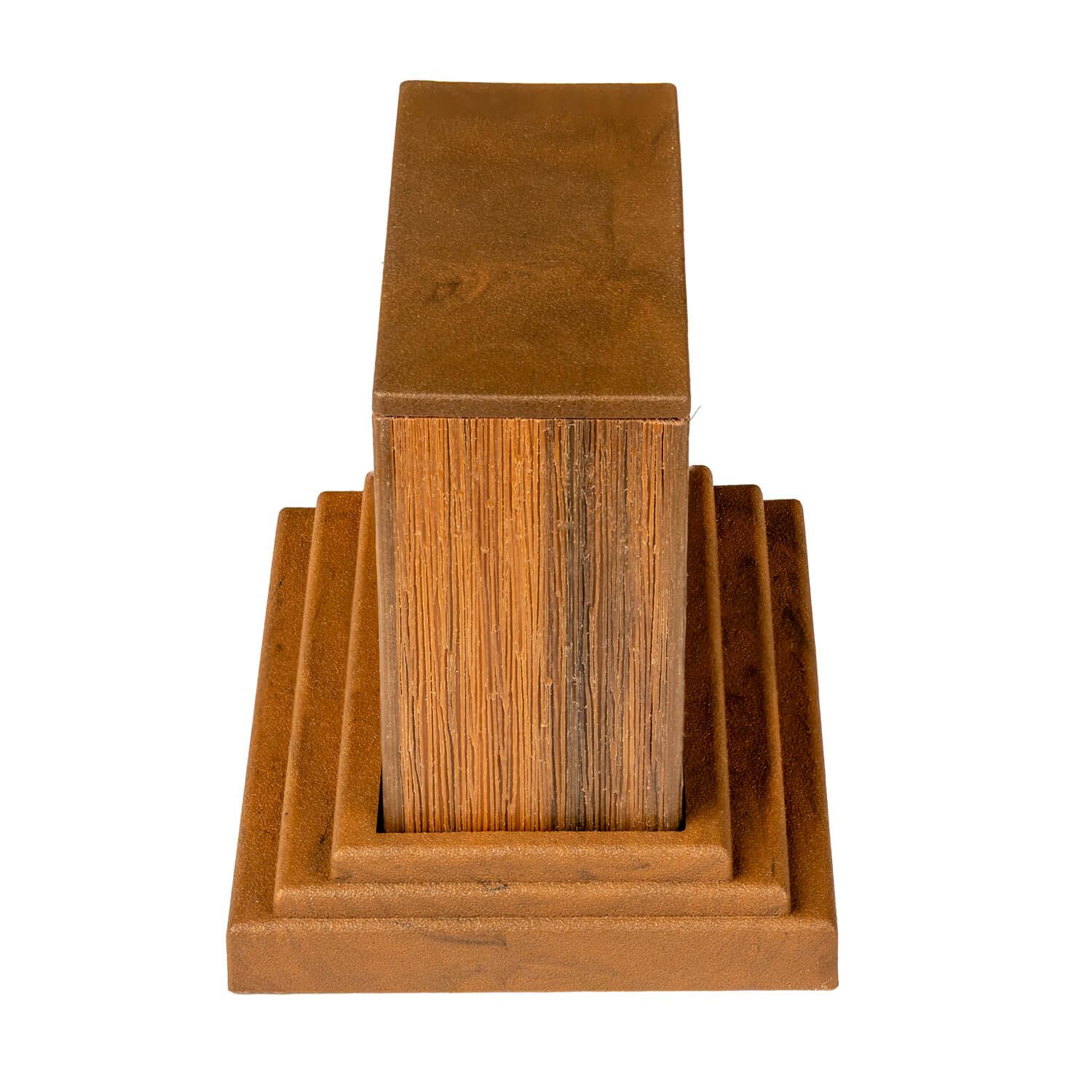 Premium Teak End Cap for Decorative Profiles 9 x 4 cm Premium Teak End Cap for Decorative Profiles 9 x 4 cm