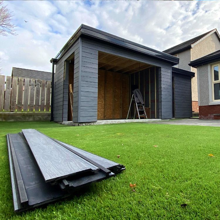 Deska Elewacyjna Kompozytowa Szczotkowana Premium Gray – dł. 2,9 m