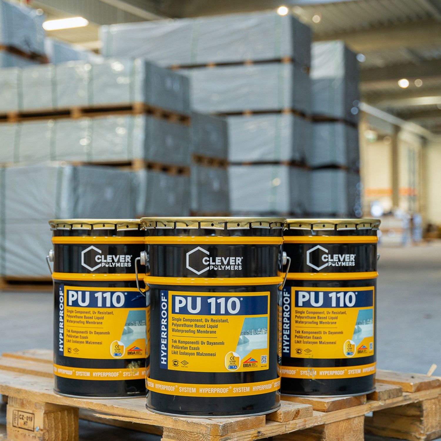 1-Component Polyurethane Waterproofing Membrane CLEVER PU110 – 25 kg 1-Component Polyurethane Waterproofing Membrane CLEVER PU110 – 25 kg