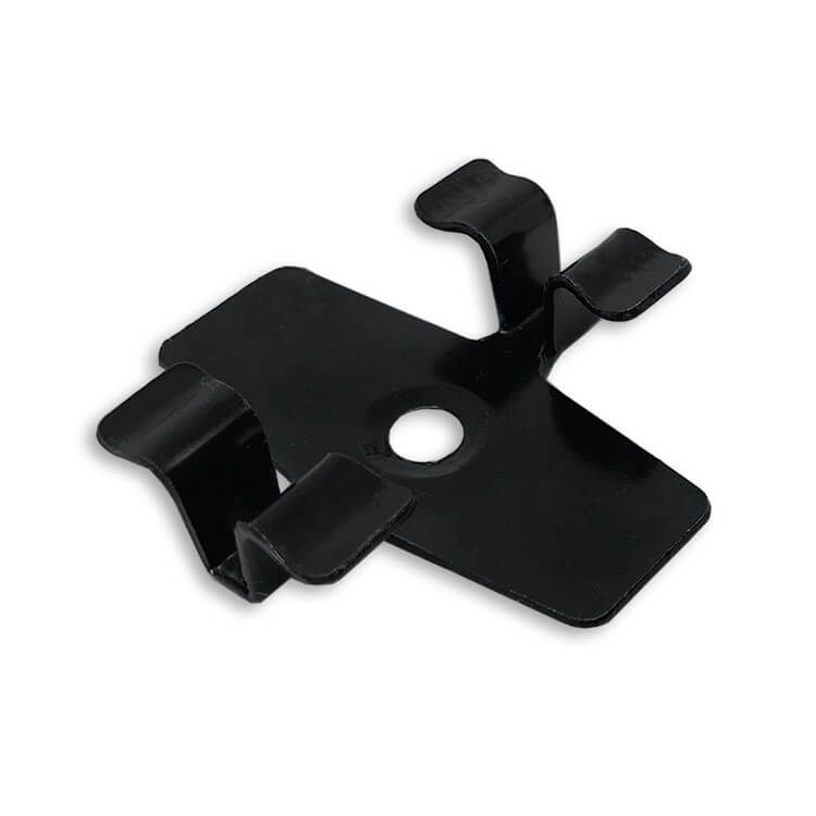 Klips ze stali nierdzewnej L-8 do deski Standard i Premium + wkręt – 100 szt. (CZARNY) Klips ze stali nierdzewnej L-8 do deski Standard i Premium + wkręt – 100 szt. (CZARNY)