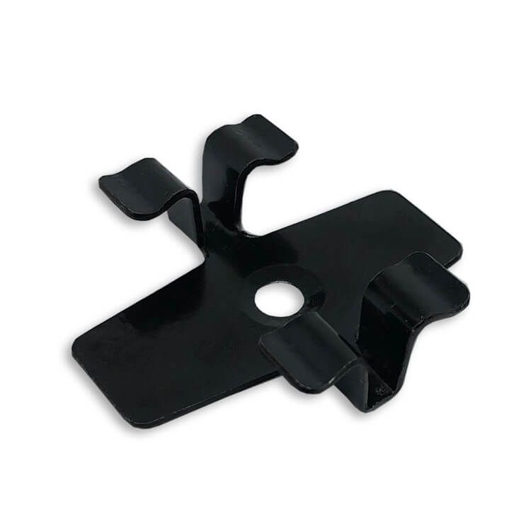 Klips ze stali nierdzewnej L-8 do deski Standard i Premium + wkręt – 100 szt. (CZARNY) Klips ze stali nierdzewnej L-8 do deski Standard i Premium + wkręt – 100 szt. (CZARNY)