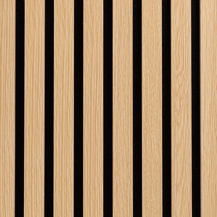 Lamele ścienne akustyczne na filcu Dąb Jasny 2 x 32 cm – dł. 2,7 m