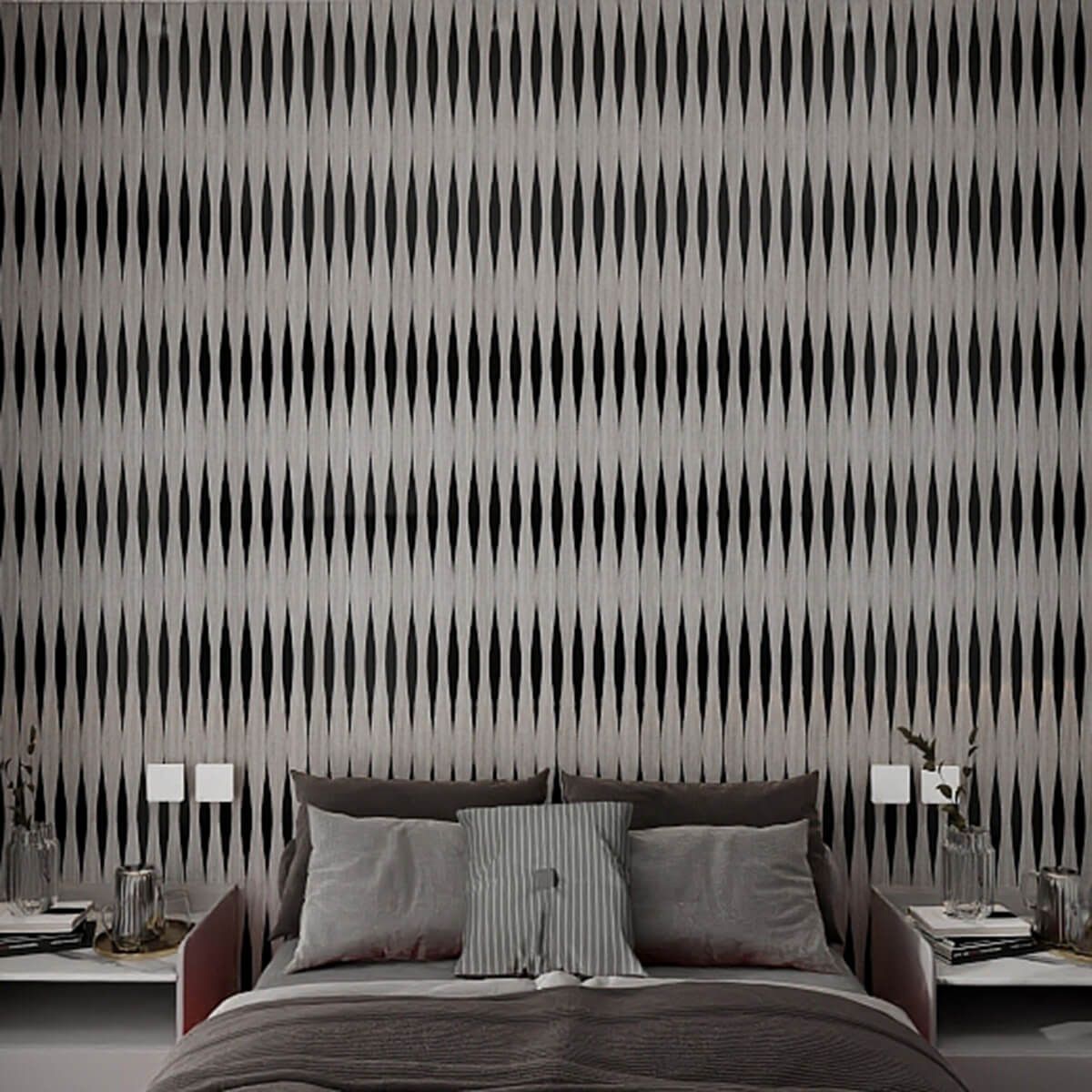 Lamele ścienne akustyczne na filcu V-Line Dąb Craft Fornir 2,1 x 30,5 cm – dł. 2,7 m