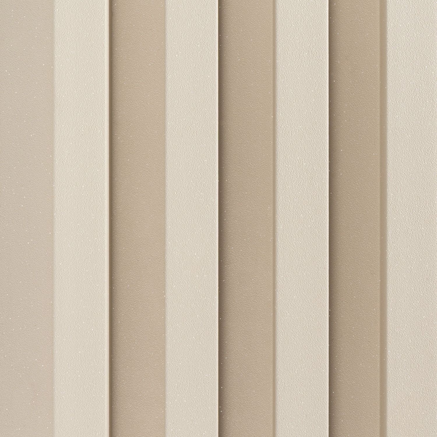 Listwa Lamelowa Zakończeniowa Ecru Brokat 2,4 x 4,3 cm – dł. 2,7 m