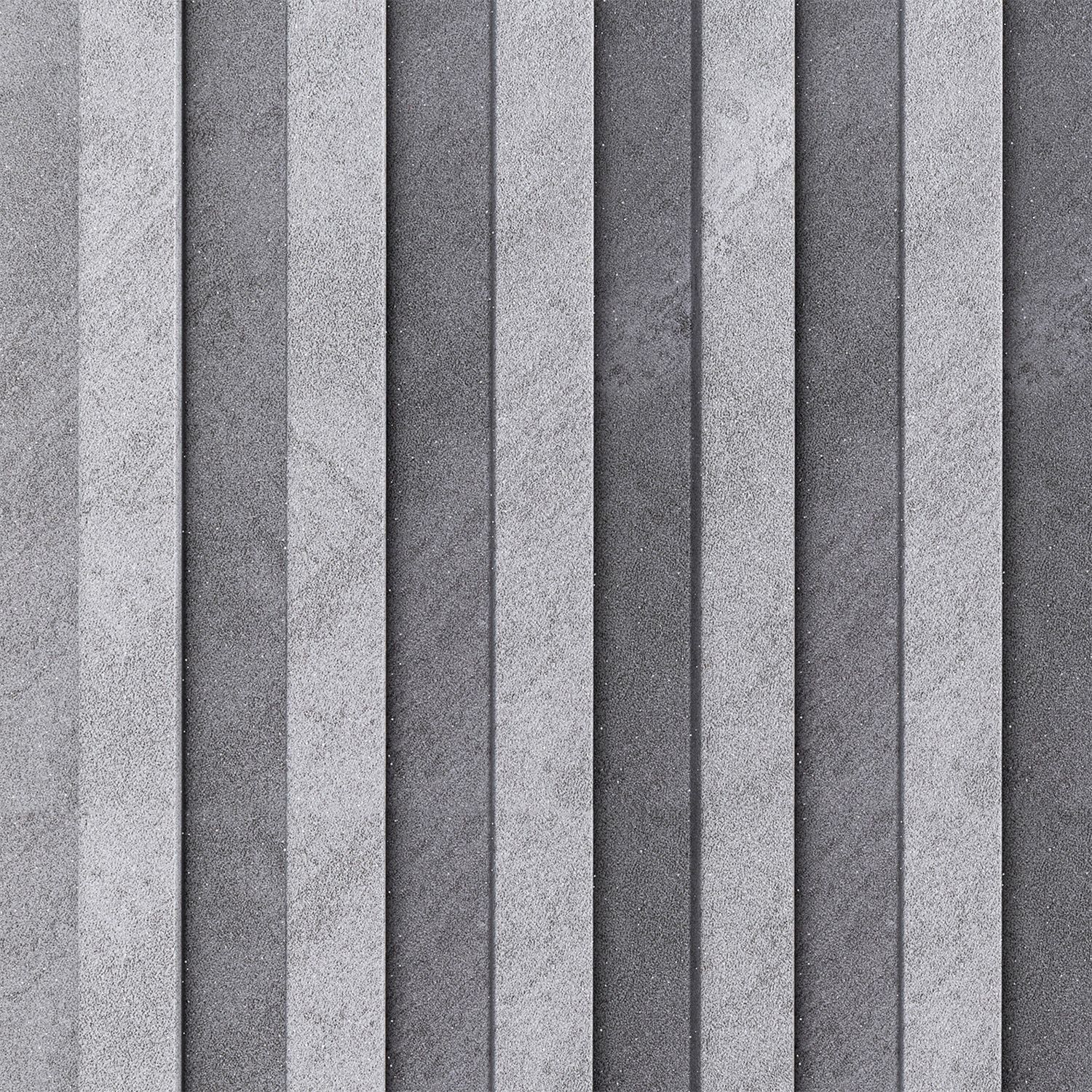 Lamele Ścienne Dekoracyjne Szary Brokat 2,4 x 16,8 cm – dł. 2,7 m