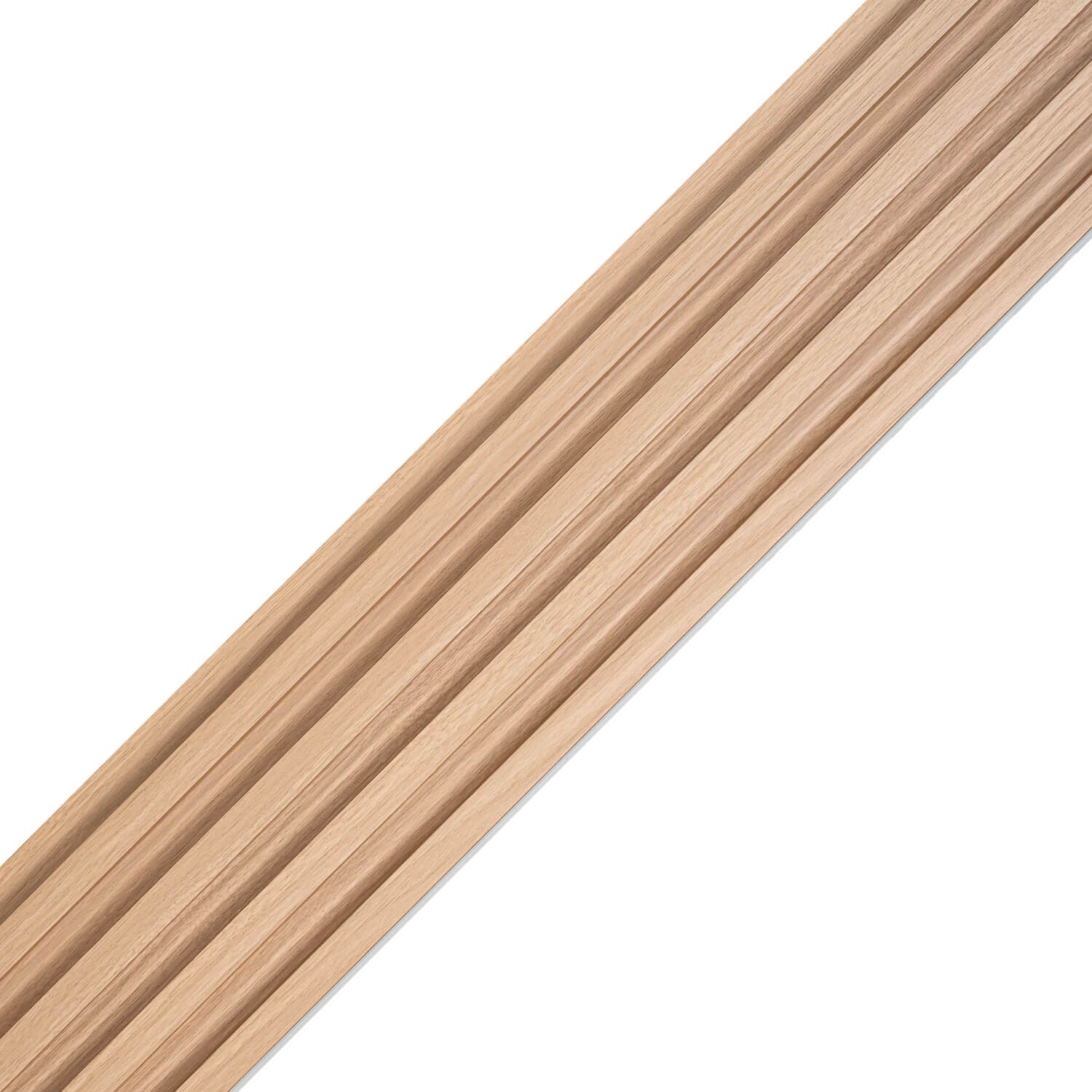 SPC Wall Slats High Profile Natural Oak Matt 1.7 x 14.9 cm – 2.8 m