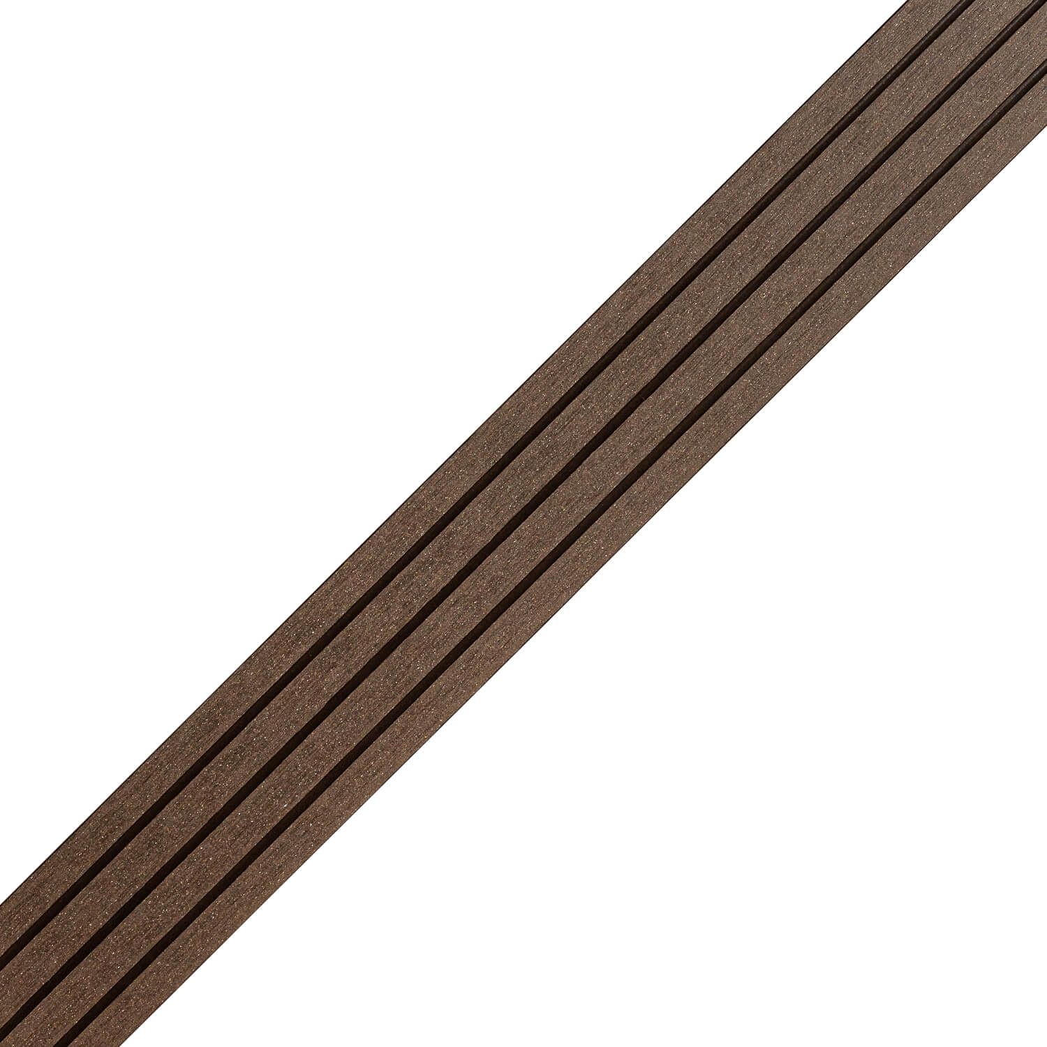 Skirting Trim WPC Timber Ebony 50x10 mm - 2,4 m