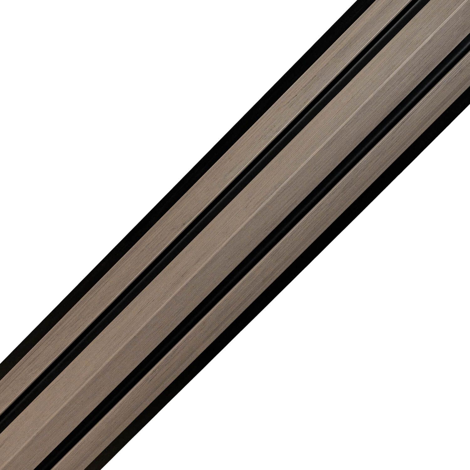 WPC Corner Trim for Slatted Cladding DUO Antique / Black – 2.9 m WPC Corner Trim for Slatted Cladding DUO Antique / Black – 2.9 m