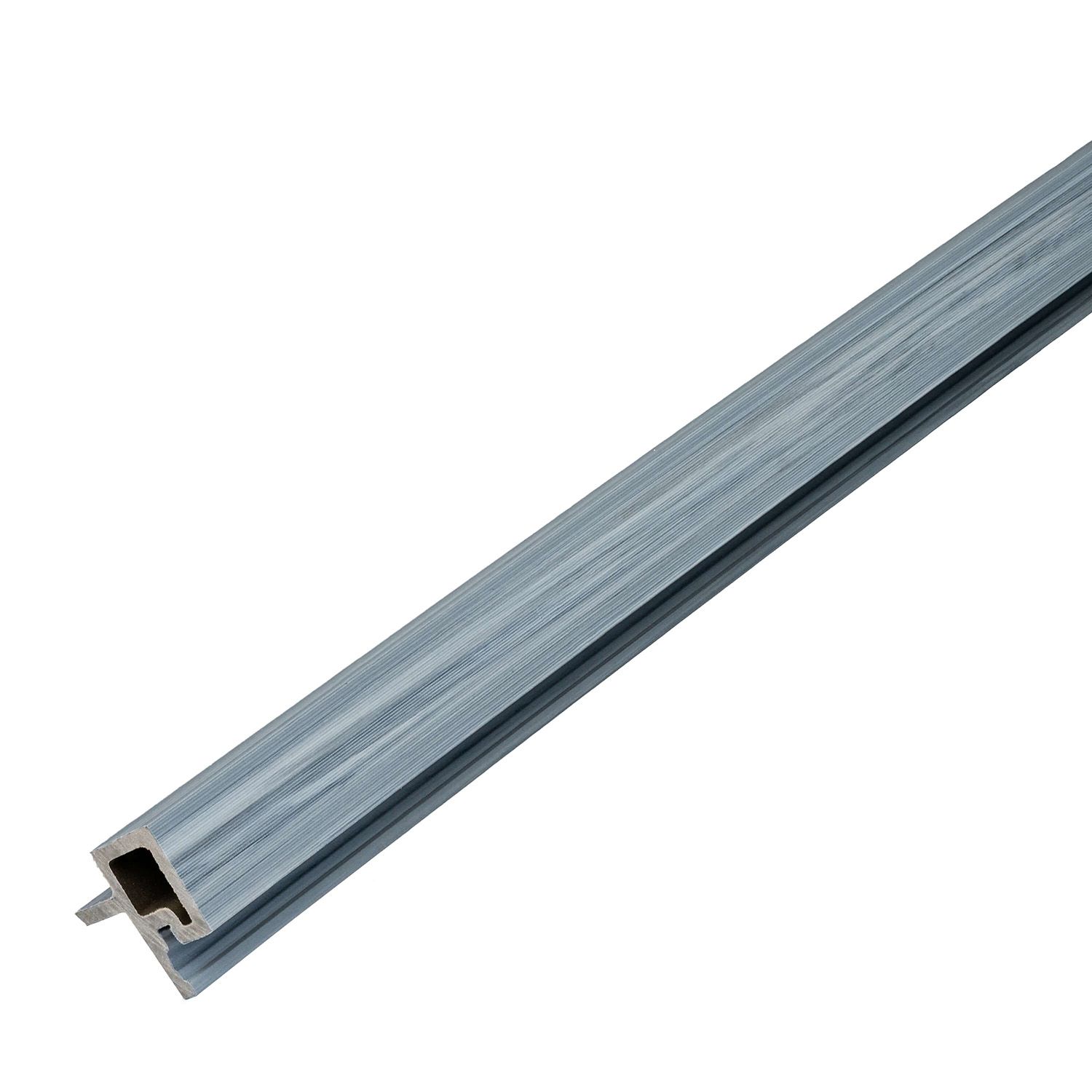 WPC Slatted Trim Universal Two-Sided Premium Silver Gray 43.5 mm – 2.9 m WPC Slatted Trim Universal Two-Sided Premium Silver Gray 43.5 mm – 2.9 m