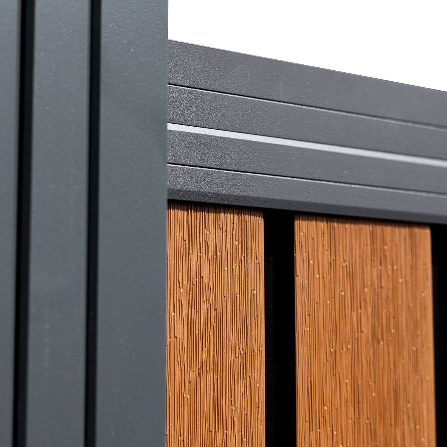 Top Rail for Premium Slatted Fences Anthracite – 1.8 m Top Rail for Premium Slatted Fences Anthracite – 1.8 m