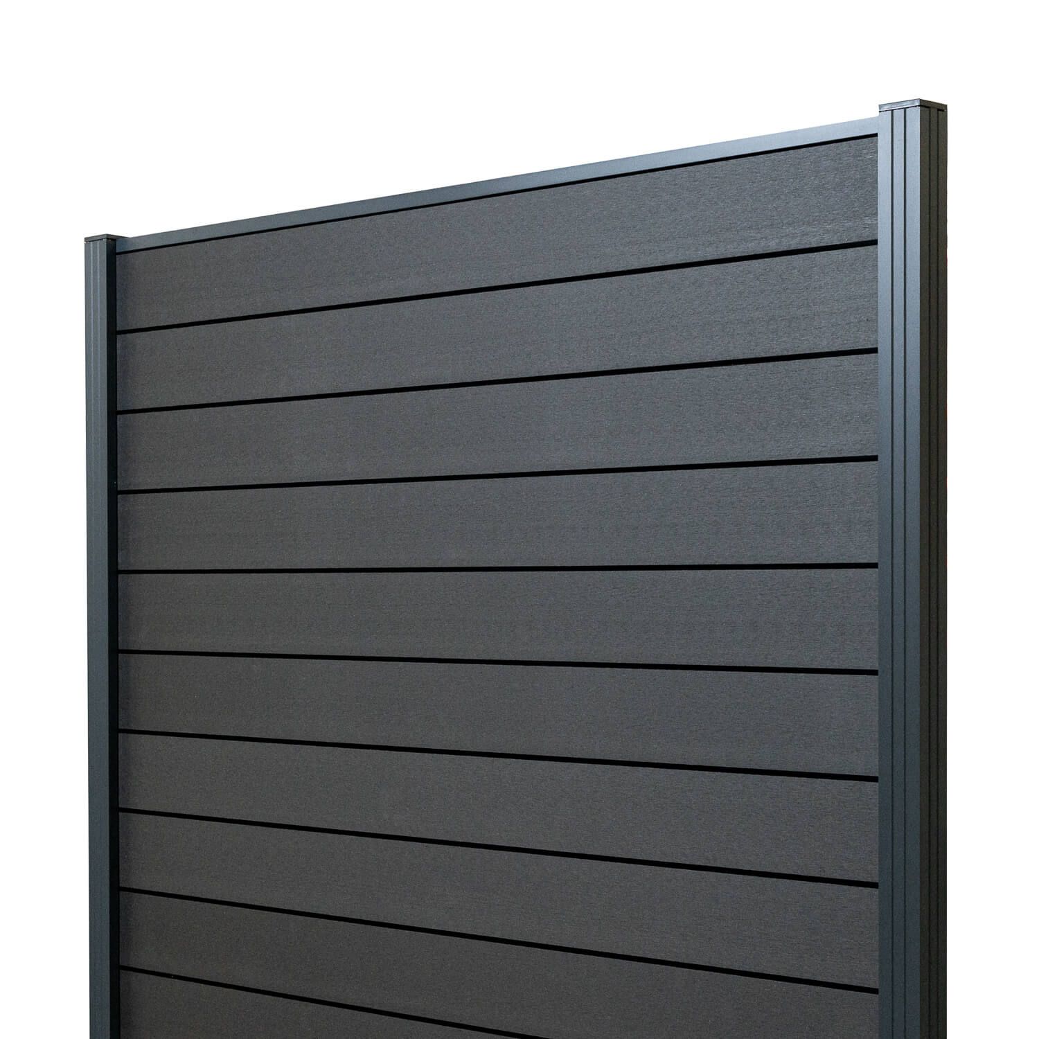 Standard WPC Fencing Panel Anthracite – 1 Post Standard WPC Fencing Panel Anthracite – 1 Post