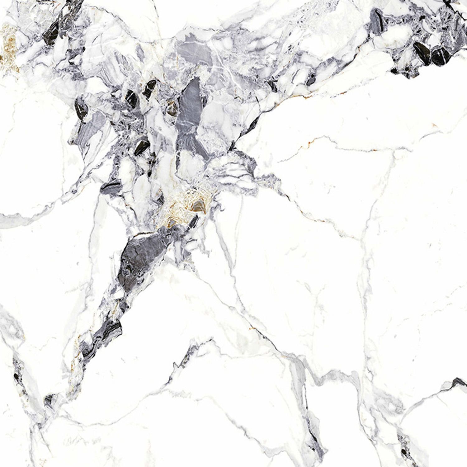 Wall Panel SPC Carrara White Marble Glossy 120 x 280 cm 4 mm (A)