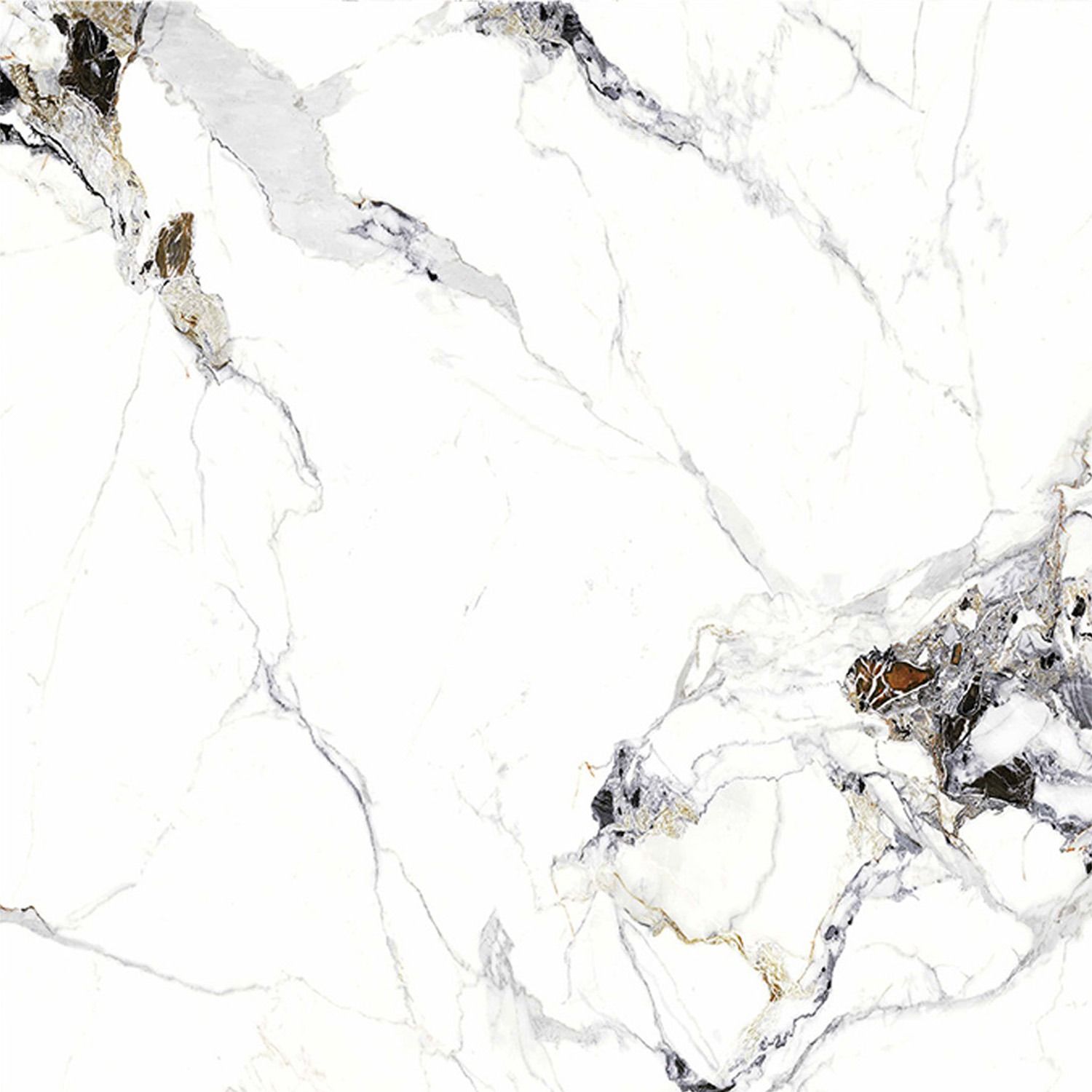 Wall Panel SPC Carrara White Marble Glossy 120 x 280 cm 4 mm (B) Wall Panel SPC Carrara White Marble Glossy 120 x 280 cm 4 mm (B)