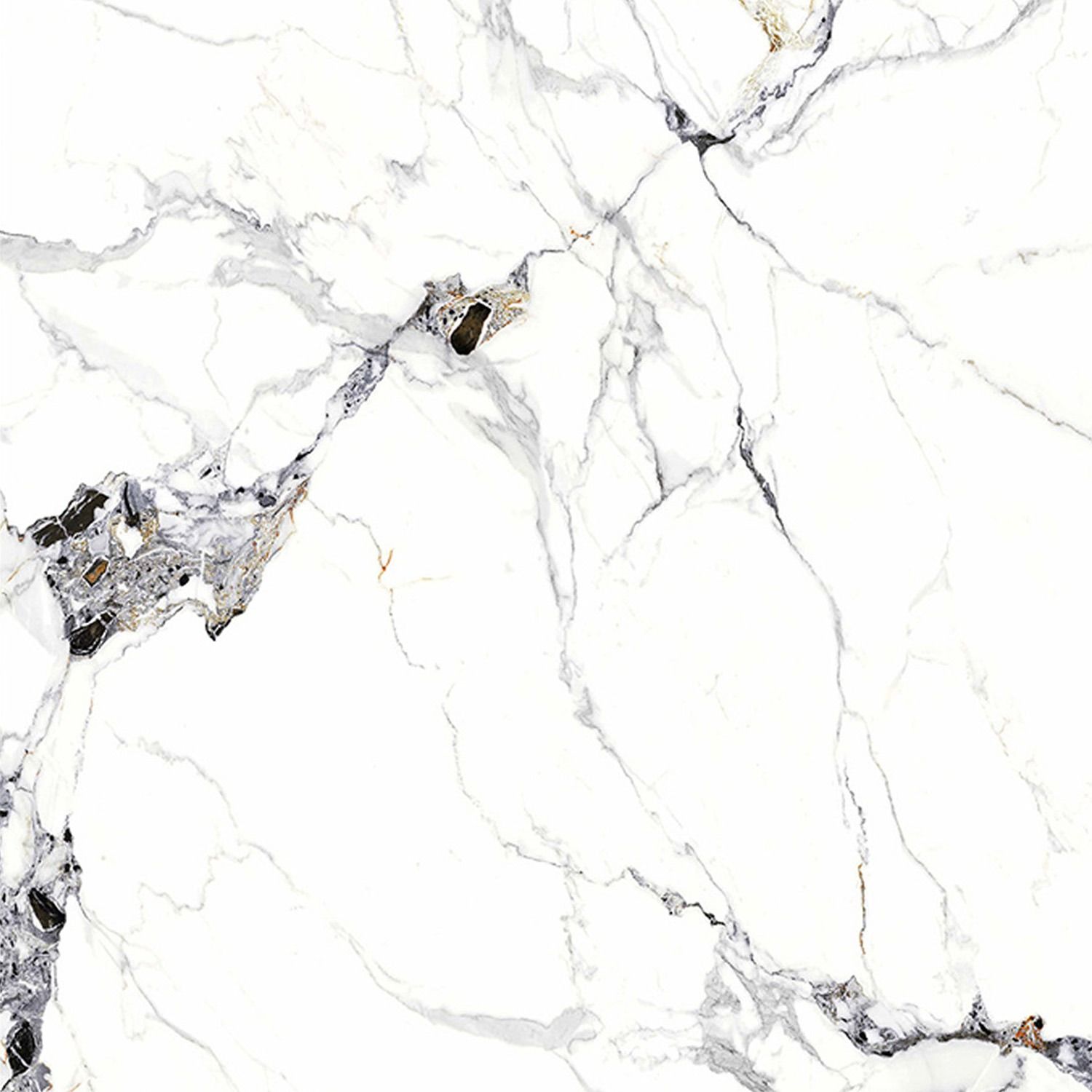 Wall Panel SPC Carrara White Marble Glossy 120 x 280 cm 4 mm (B) Wall Panel SPC Carrara White Marble Glossy 120 x 280 cm 4 mm (B)