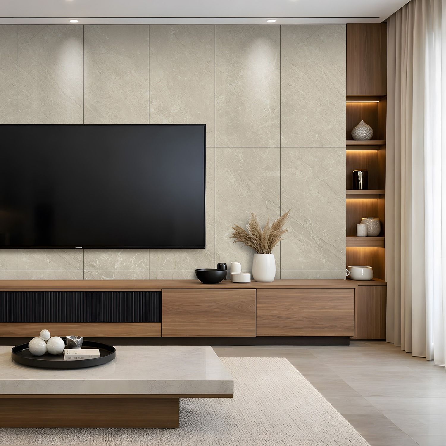 Wall Panel SPC Monreale Beige Stone Matt 60 x 120 cm 4 mm Wall Panel SPC Monreale Beige Stone Matt 60 x 120 cm 4 mm