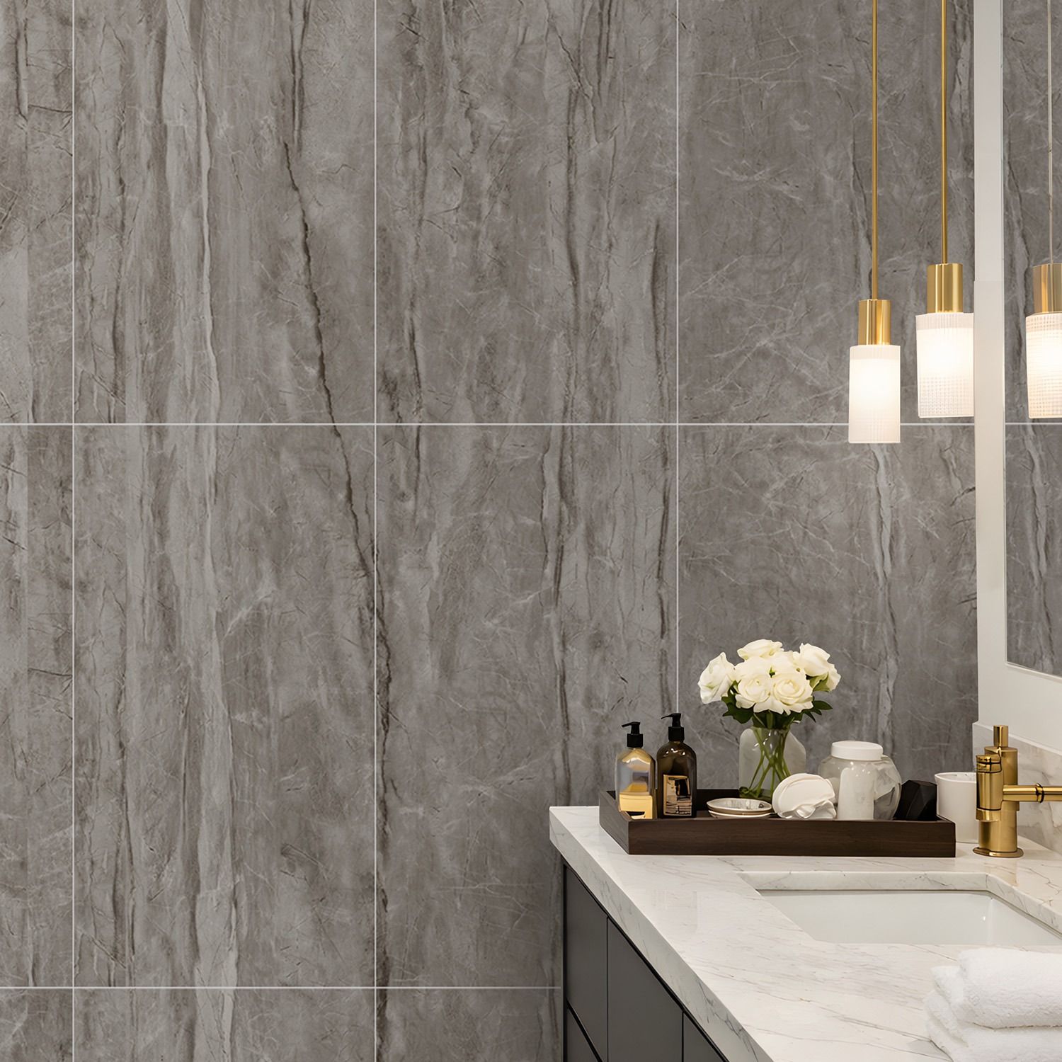 Wall Panel SPC Monza Black Stone Matt 60 x 120 4 mm Wall Panel SPC Monza Black Stone Matt 60 x 120 4 mm
