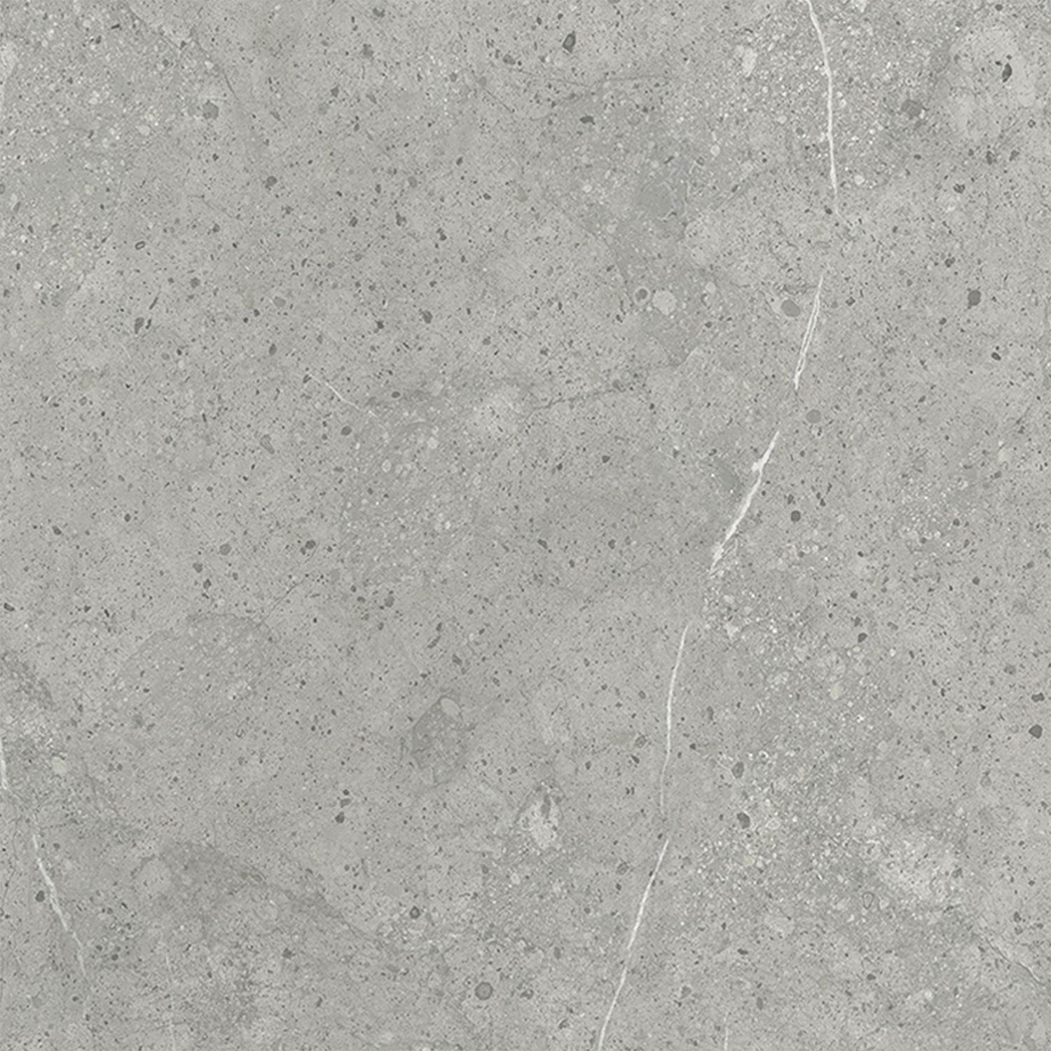 SPC Vinyl Floor Panel Limestone Grey Stone Matt 45 × 90 cm  4 mm