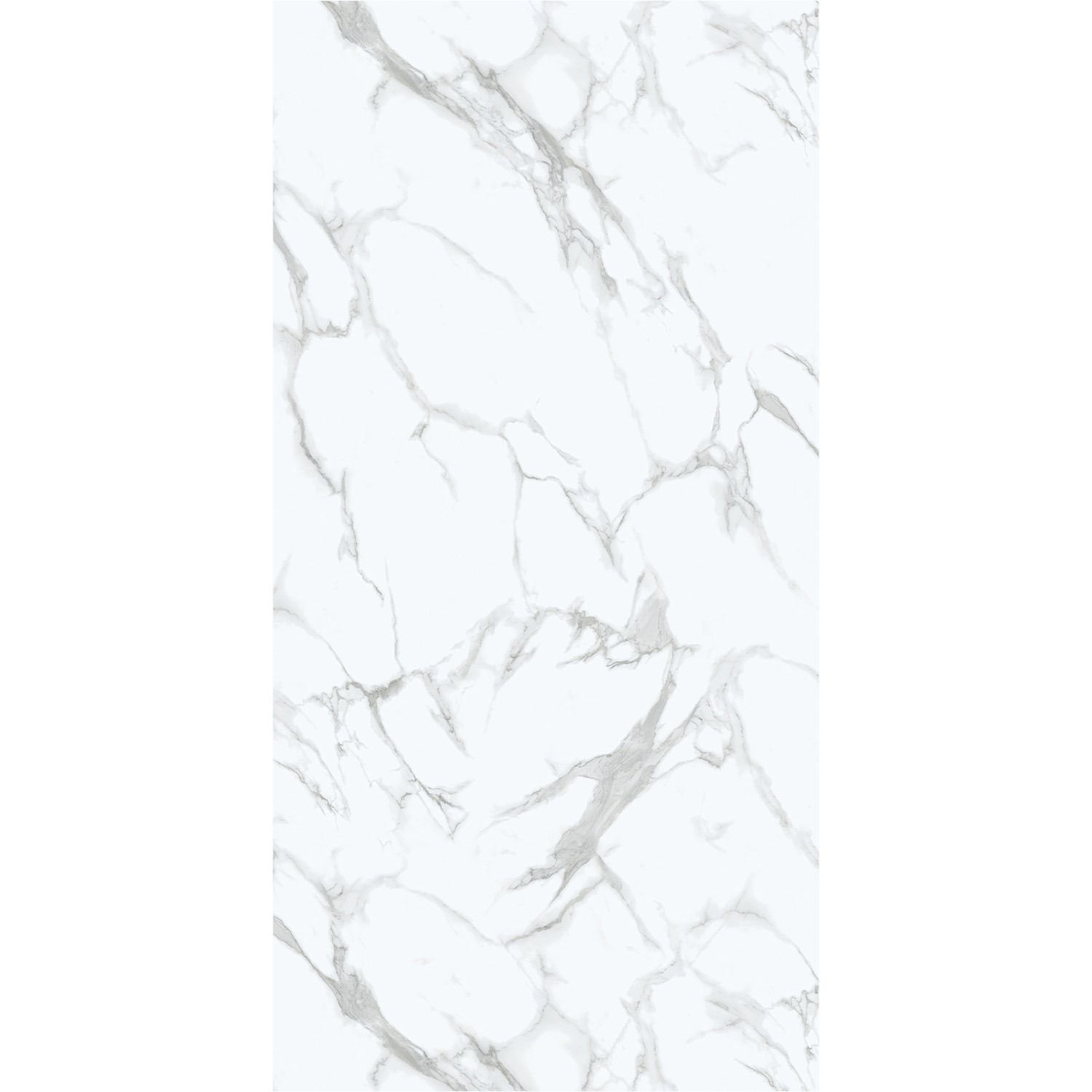 Wall Panel SPC Calacatta White Marble Glossy 60 x 120 cm 4 mm