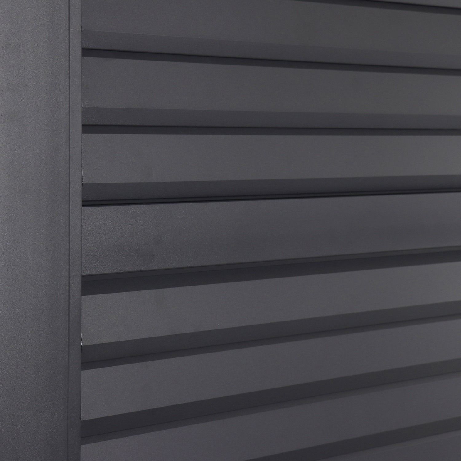 Adjustable Horizontal Louver Panel for Garden Pergola Anthracite