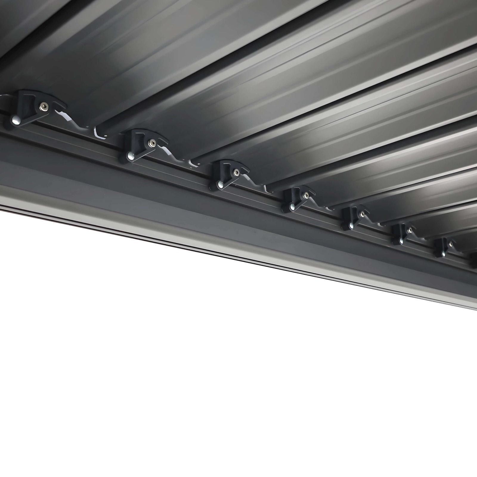 Aluminum Garden Pergola with Adjustable Roof Anthracite 3 x 4 m