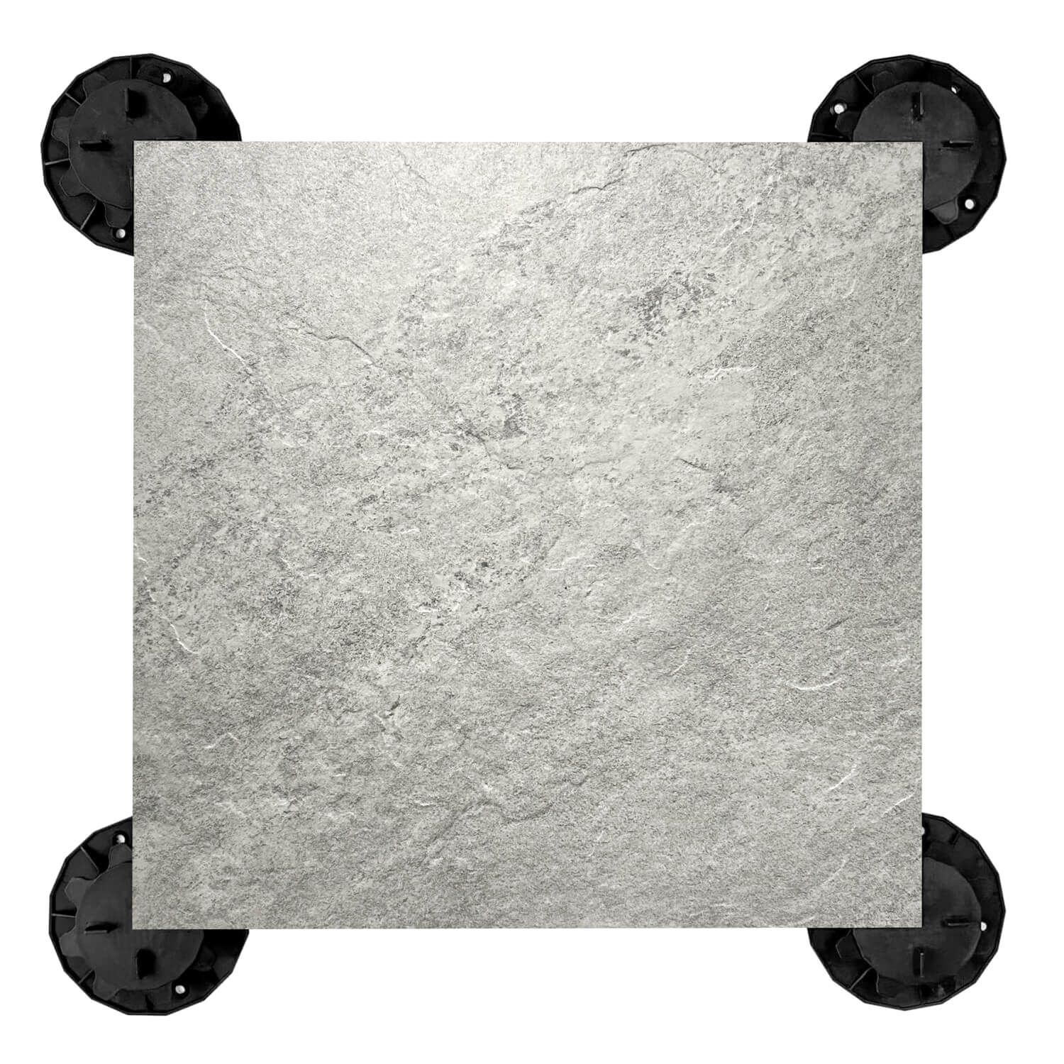 Płyta Tarasowa Gresowa Quarzo Silver Gray 60x60x2 cm