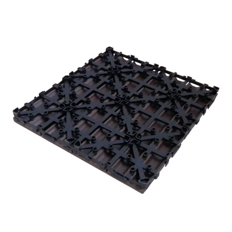 Premium Composite Deck Tile Ecru 30 × 30 × 2.5 cm