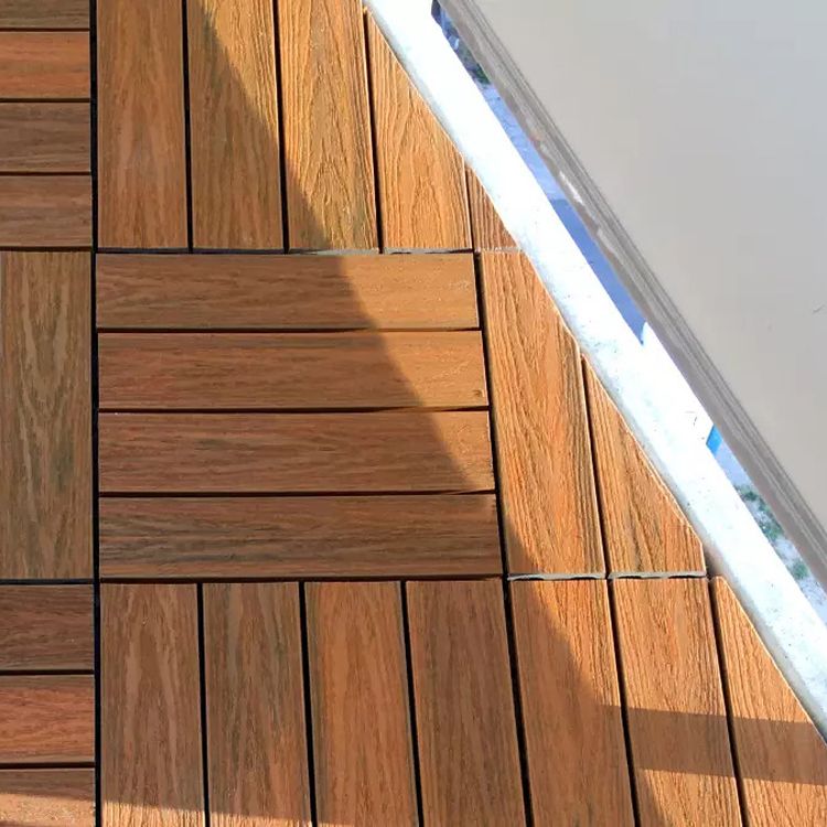 Podest Tarasowy Kompozytowy Premium Narożny Prawy Amber