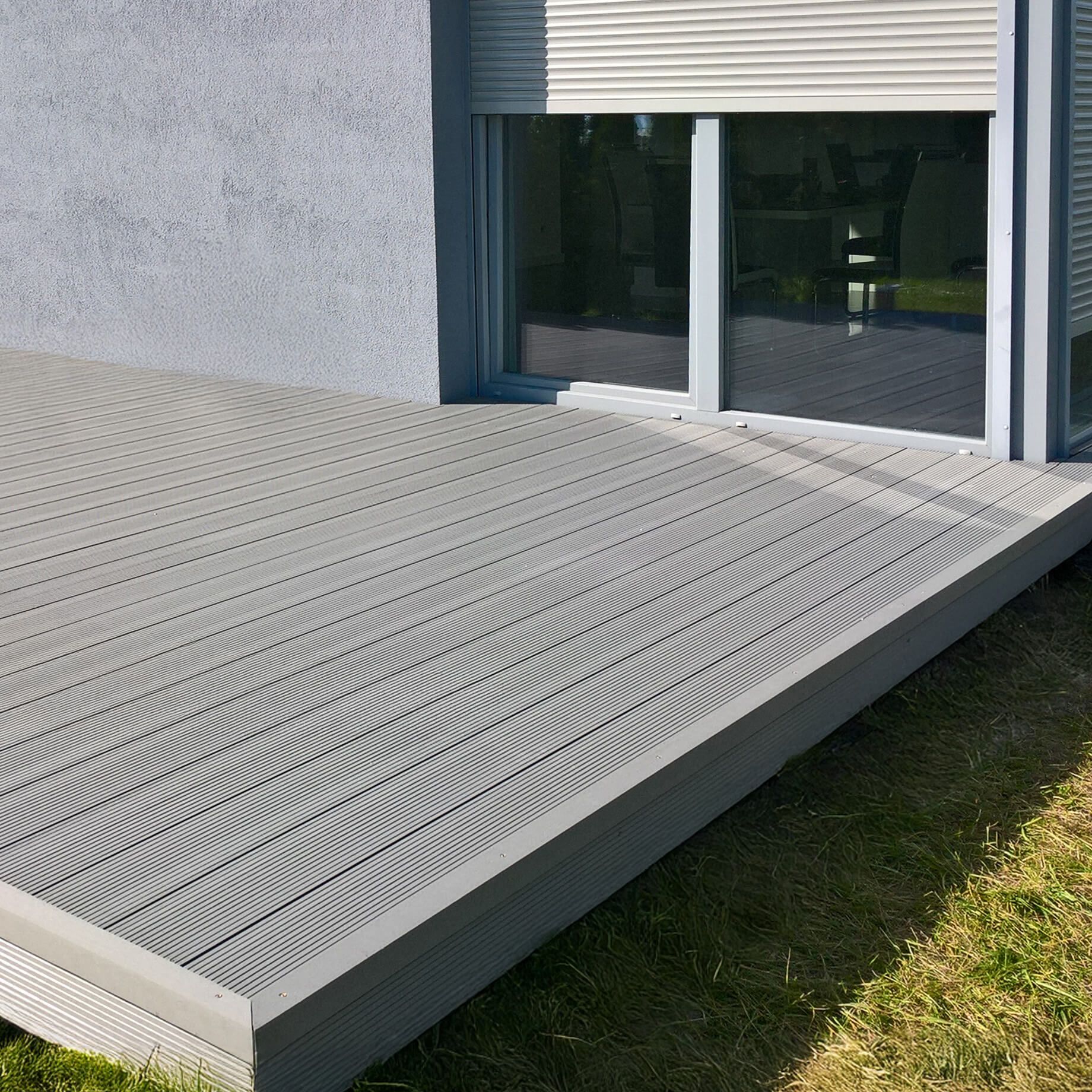 Deska Tarasowa Kompozytowa Standard 15 Jasny Szary – dł. 3 m