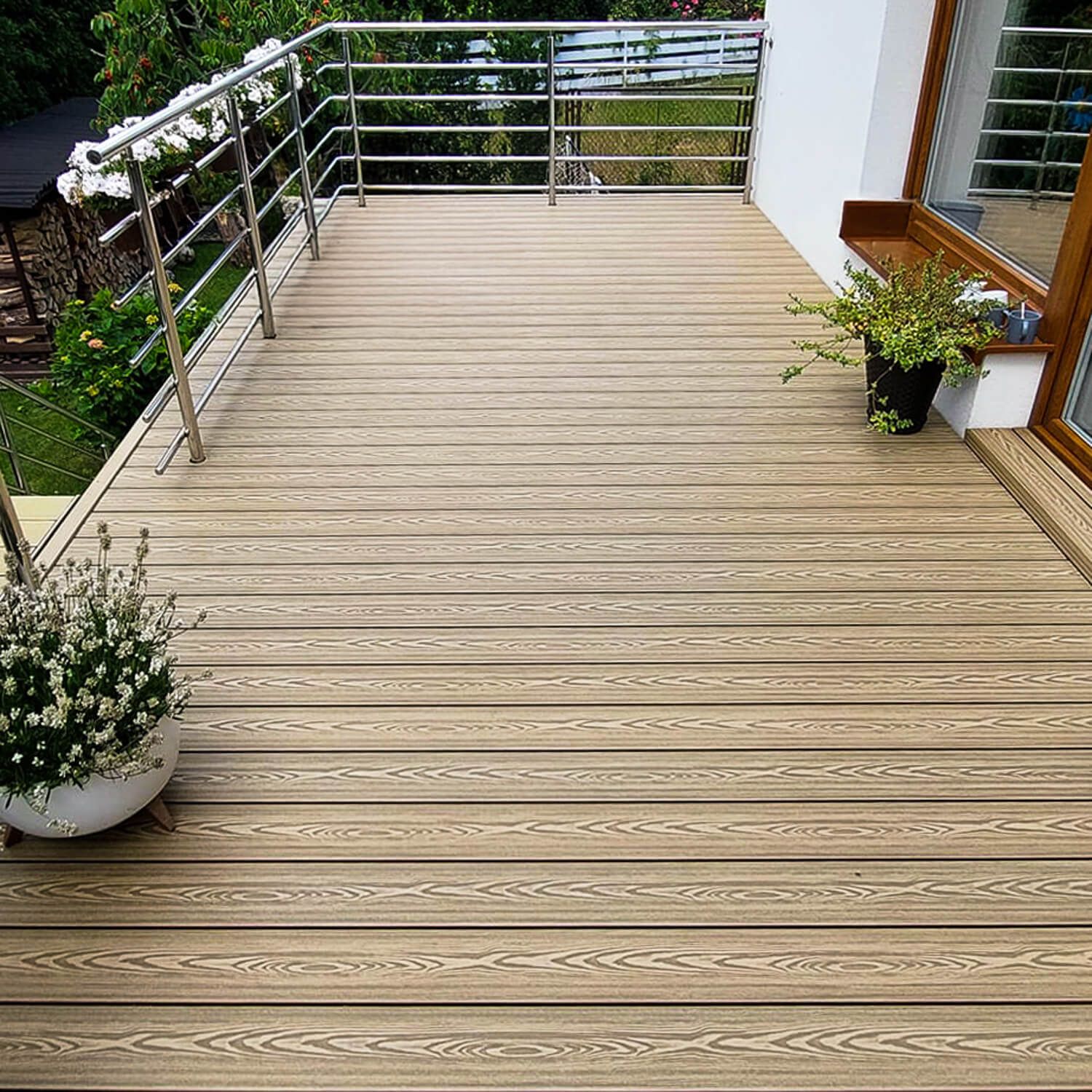 Deska Tarasowa Kompozytowa 3D Miodowy Teak – dł. 3,5 m