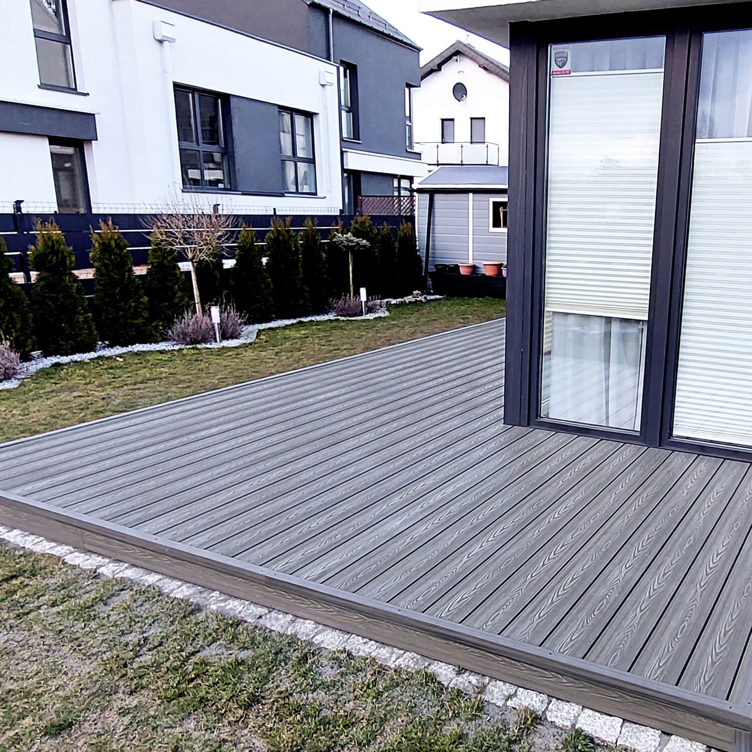 Deska Tarasowa Kompozytowa 3D Szary – dł. 4 m