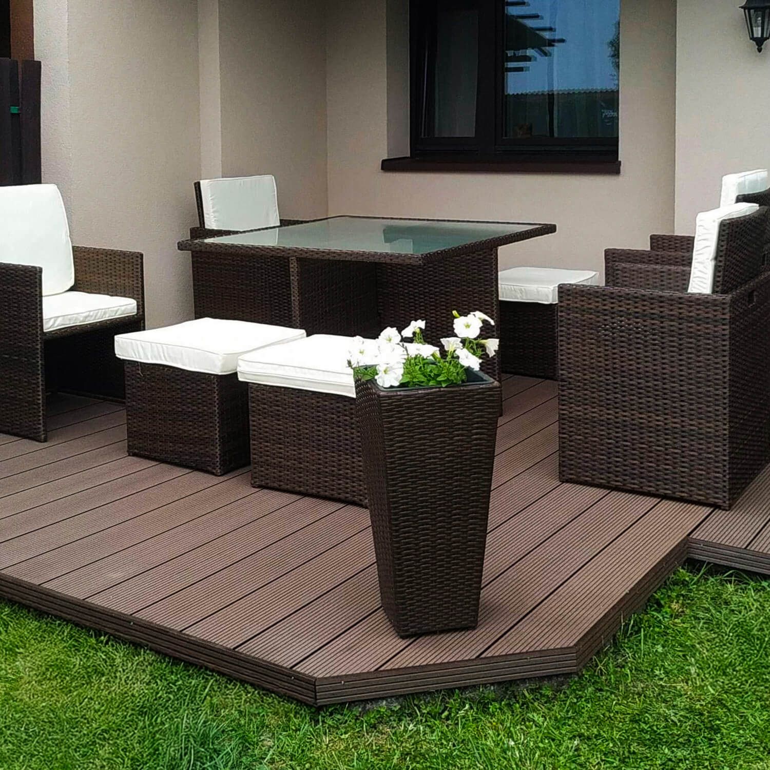 Deska Tarasowa Kompozytowa Standard 15 Brąz – dł. 3,5 m