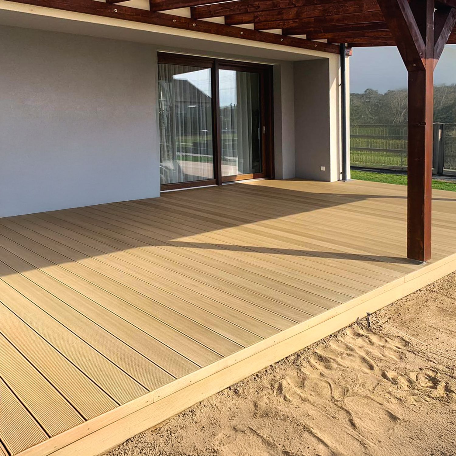 Deska Tarasowa Kompozytowa Standard 15 Miodowy Teak – dł. 3 m