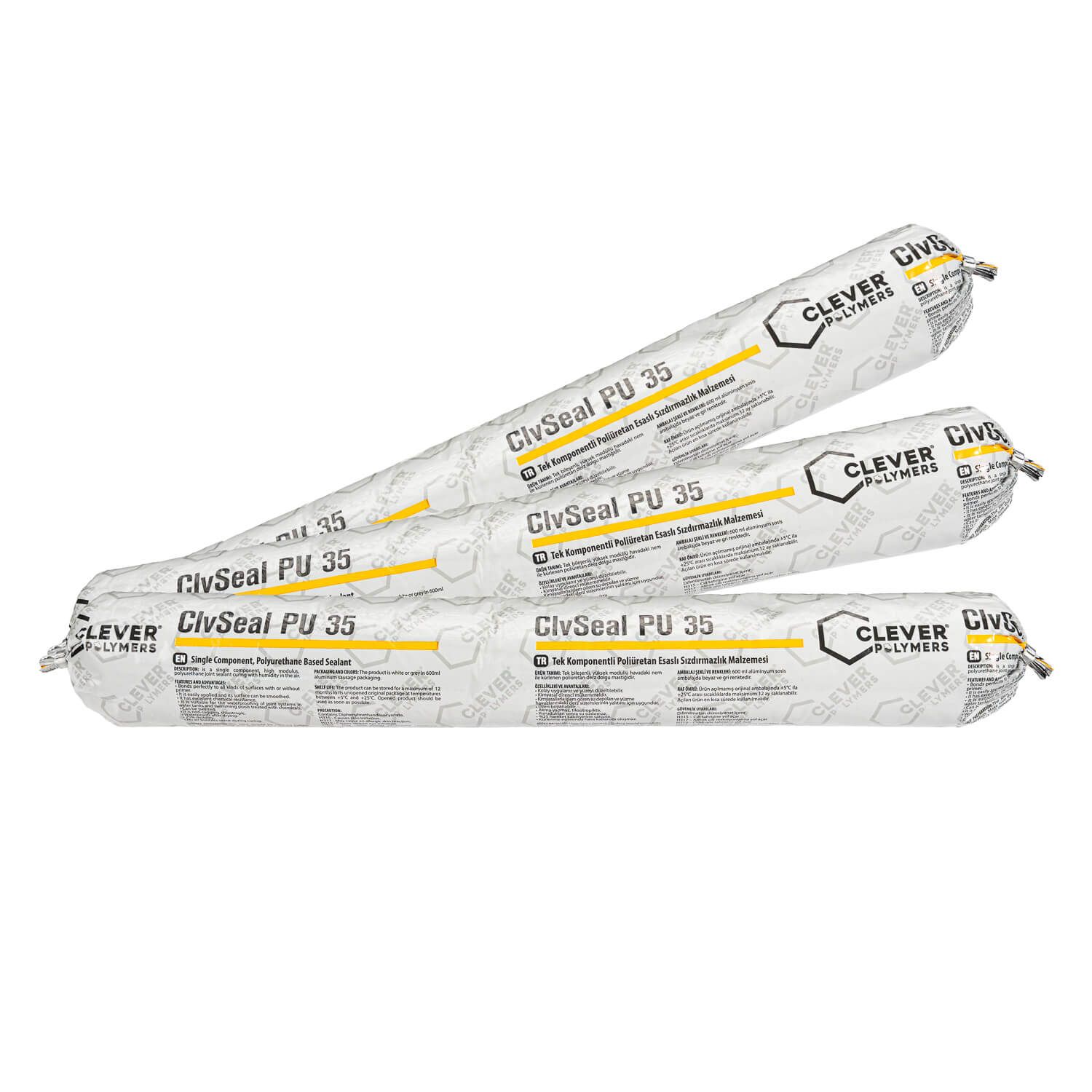 1-Component Polyurethane Sealant CLEVER ClvSeal PU35 – 0.7 kg (600 ml)