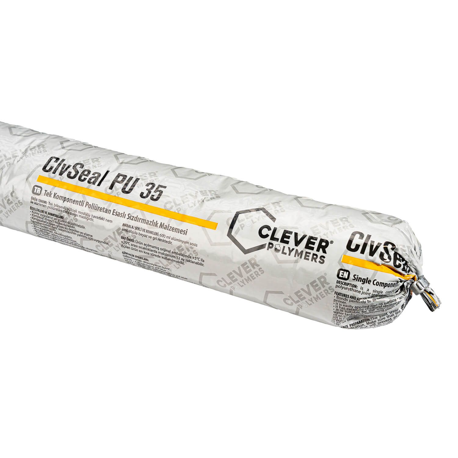 1-Component Polyurethane Sealant CLEVER ClvSeal PU35 – 0.7 kg (600 ml)