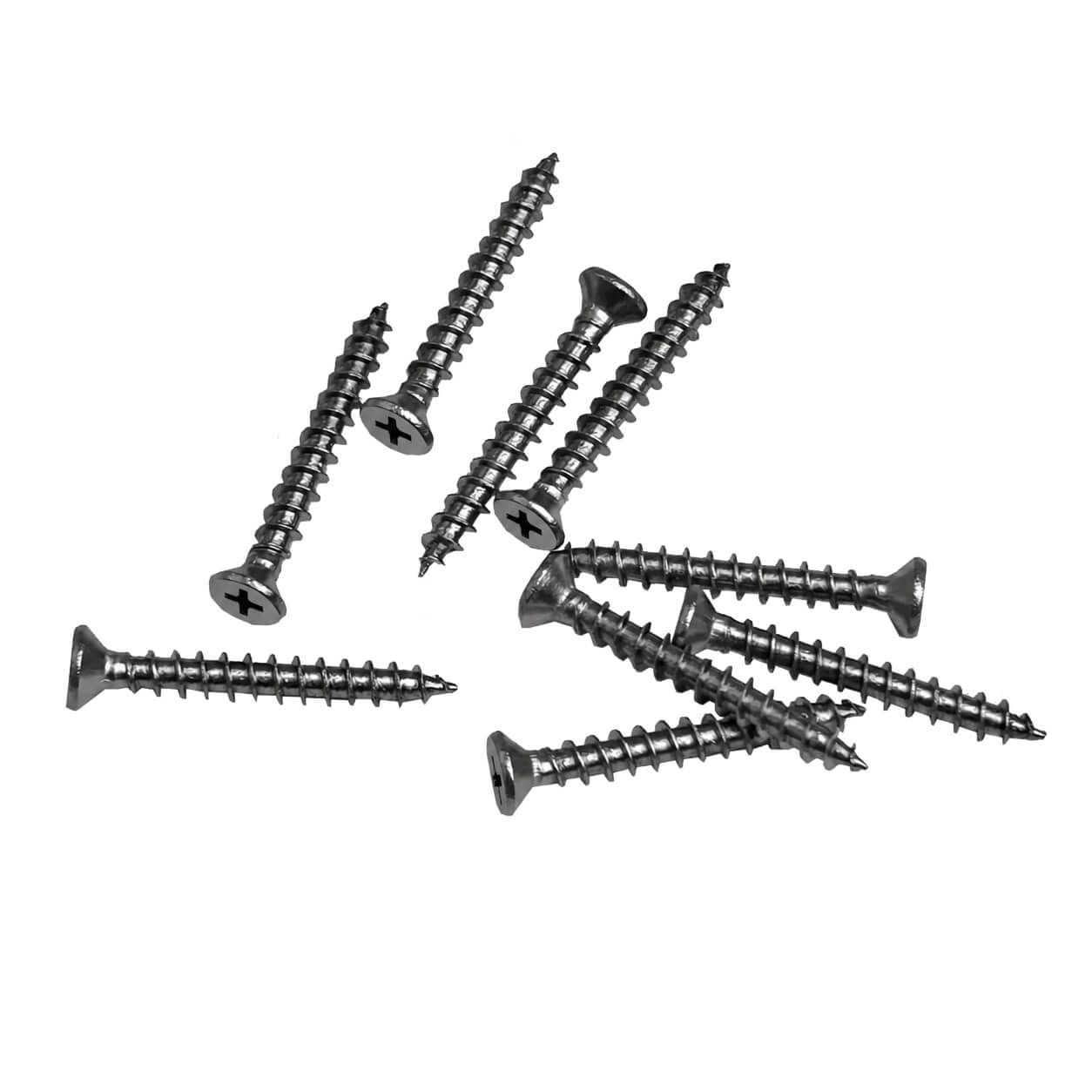 Stainless Steel Screw 4 x 30 mm Silver – 100 pcs Stainless Steel Screw 4 x 30 mm Silver – 100 pcs