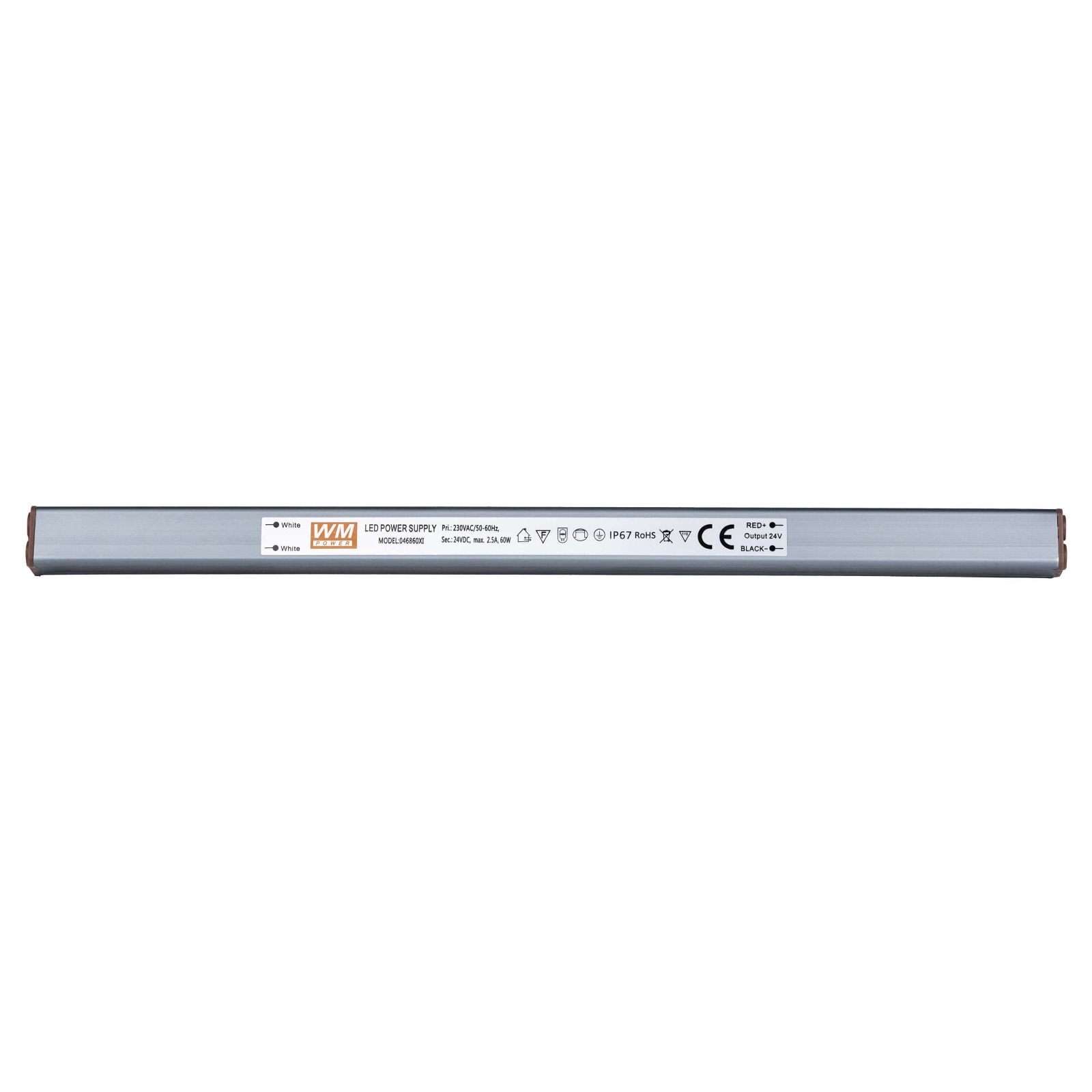 Power Supply for Fence Post LED Lamps – Super Slim | 24V DC | 60W Power Supply for Fence Post LED Lamps – Super Slim | 24V DC | 60W