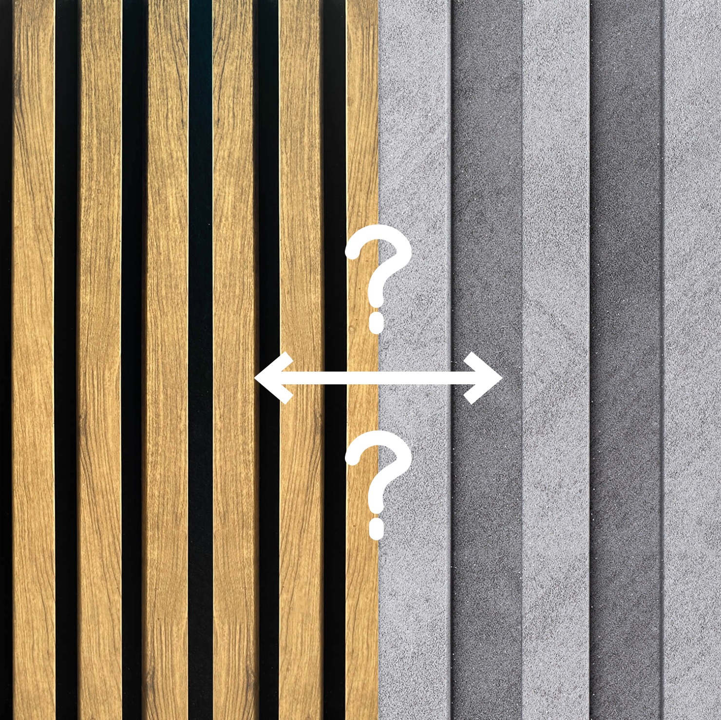 Which slats should you choose for interiors? Acoustic ones on felt or decorative ones? NEW ARRIVALS!