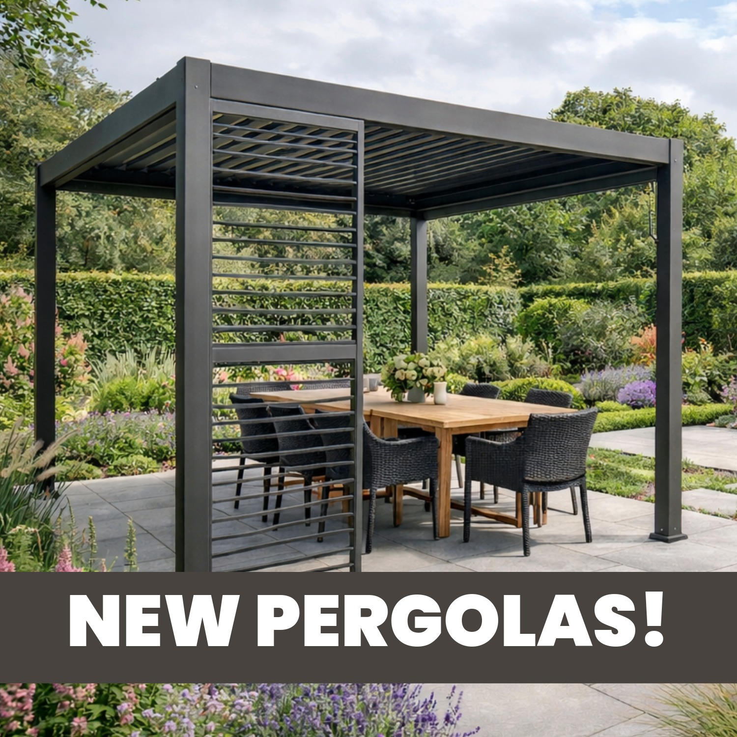 Modern pergolas – a comfortable space by your home all year round