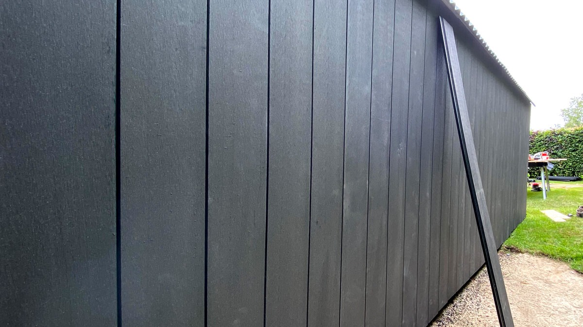 Garage cladding - facade boards Standard Anthracite