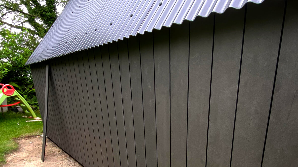 Garage cladding - facade boards Standard Anthracite