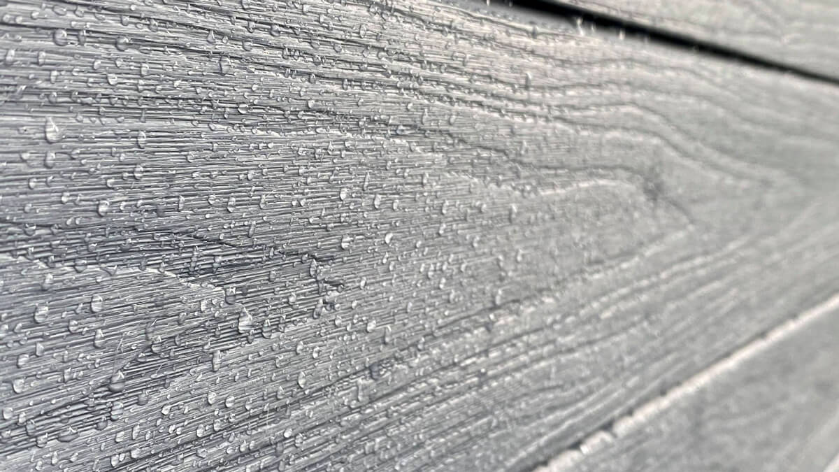 Holiday cottages – composite cladding boards Premium Gray