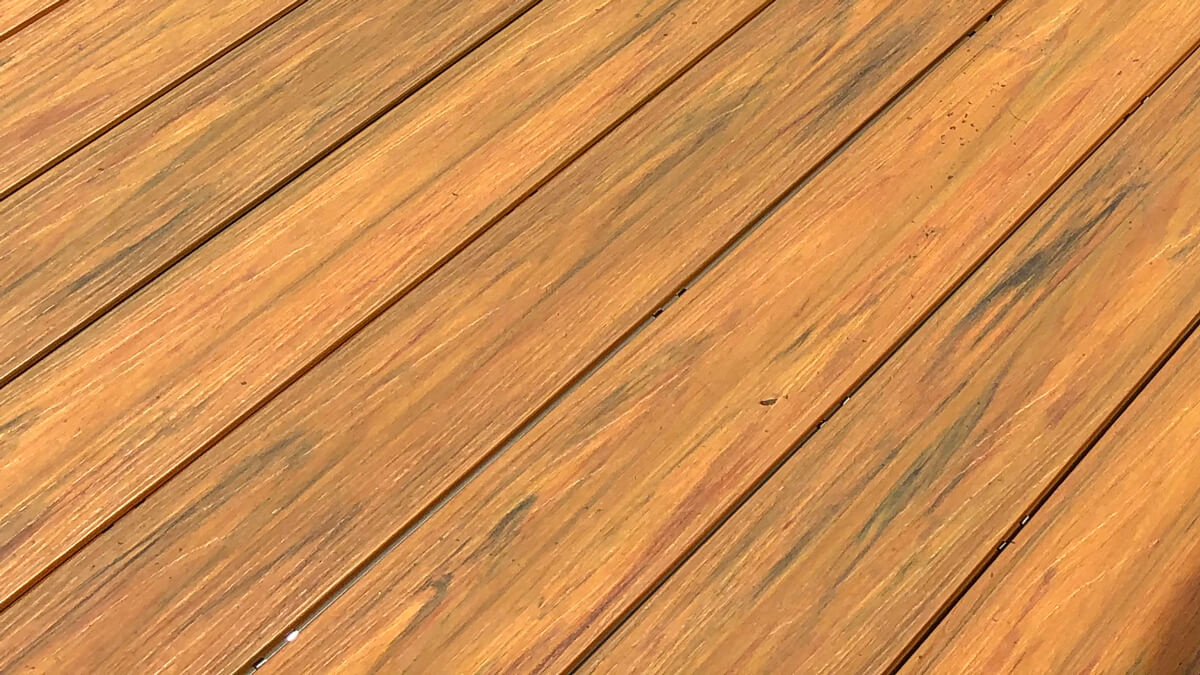 Terrace with Premium Amber Composite Decking