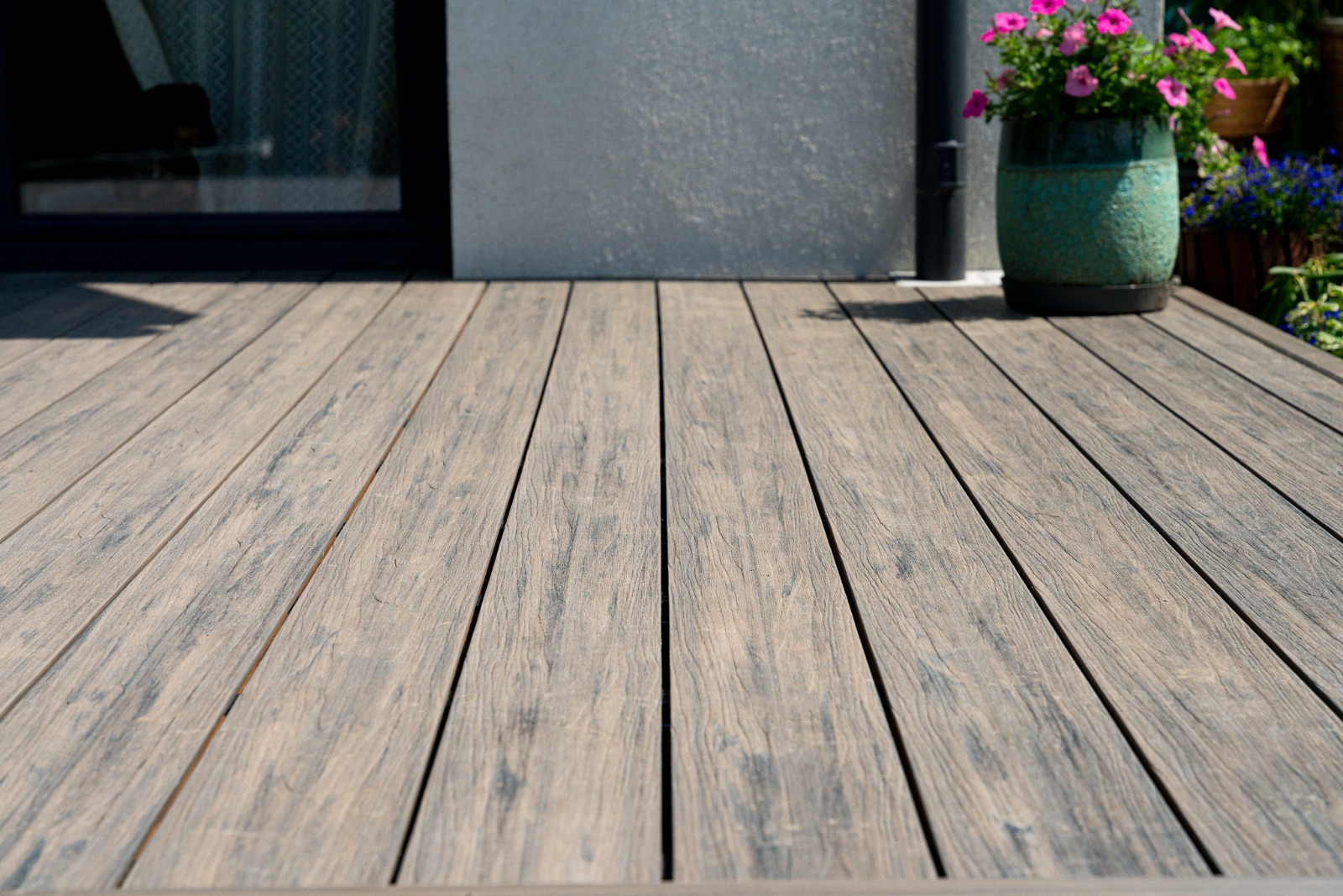 Premium Antique Decking - a Terrace in a Natural Style