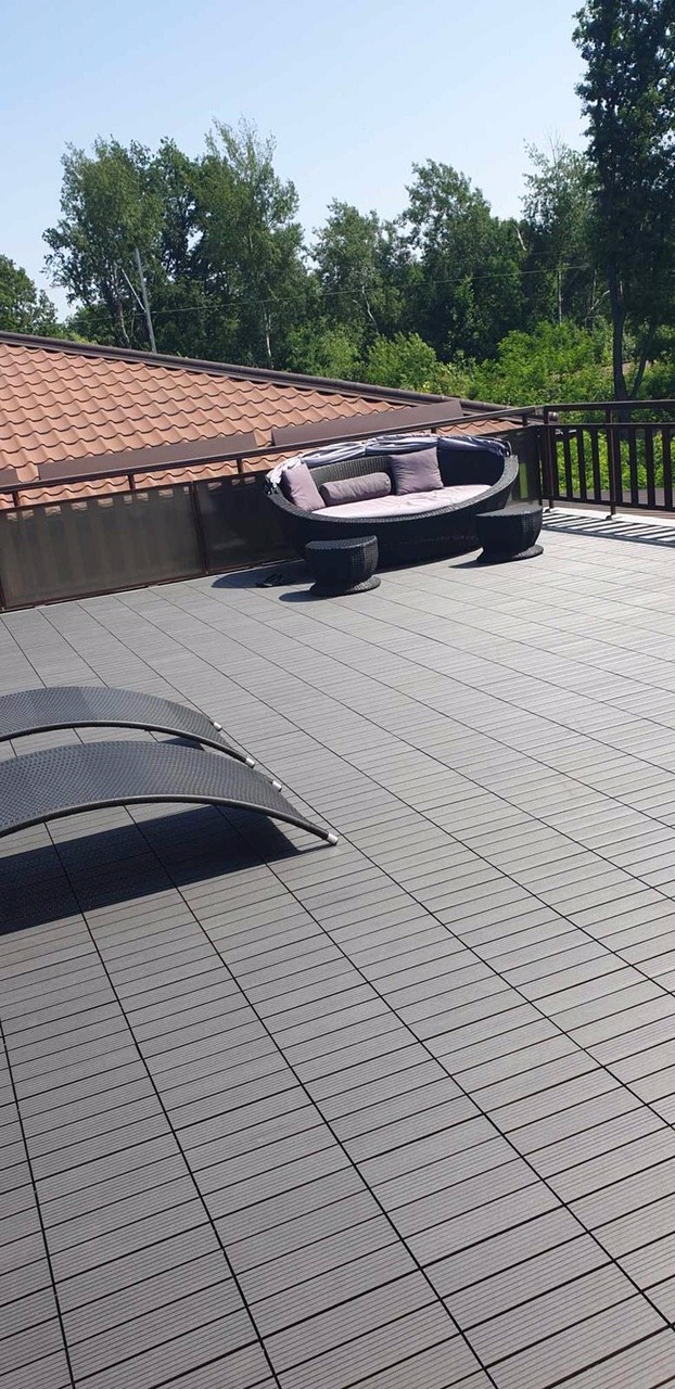 Anthracite Standard Decking tiles – Style and Durability