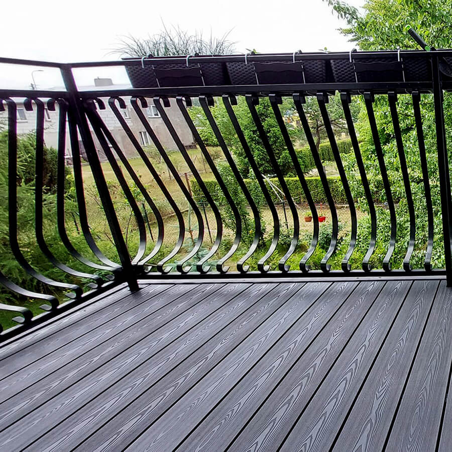 3D Anthracite Balcony – elegance and durability in one