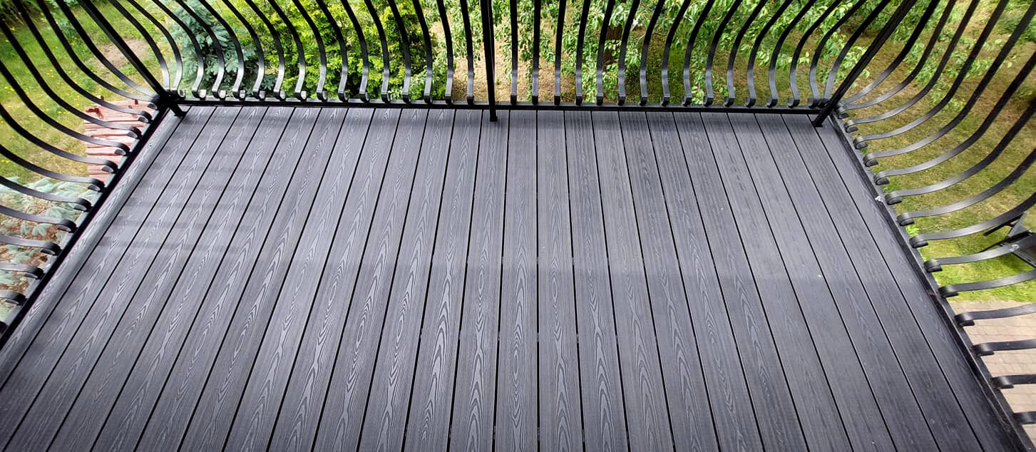 3D Anthracite Balcony – elegance and durability in one