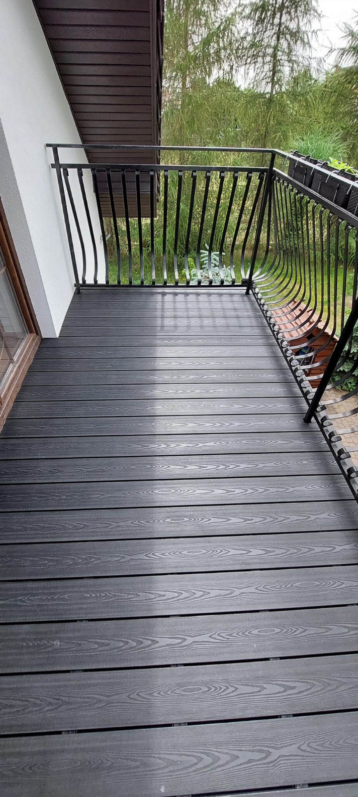 3D Anthracite Balcony – elegance and durability in one